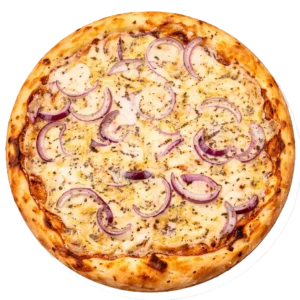 Pizza Cheese & Onions online bestellen bei Spree Pizza in Berlin Grünau – cremige Käsepizza mit Zwiebeln