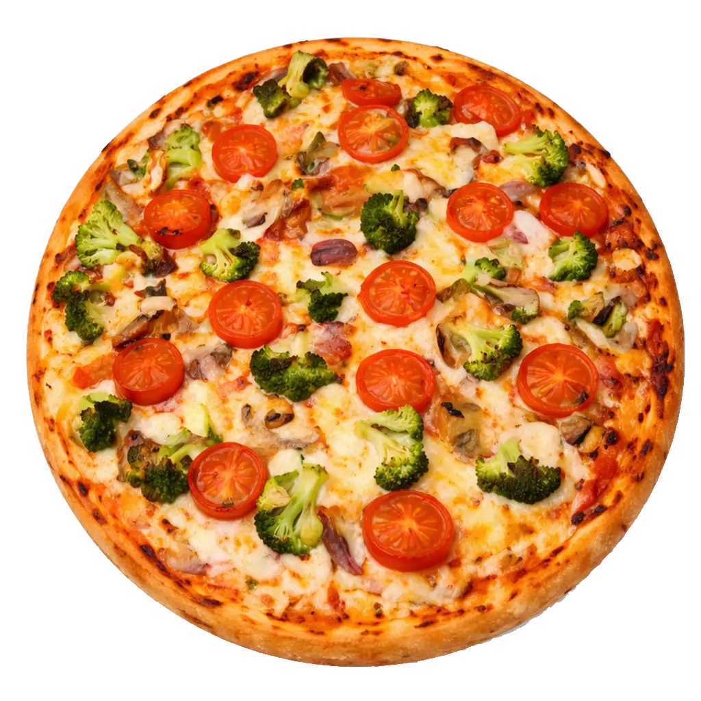 Pizza Vegi online bestellen bei Spree Pizza in Berlin Grünau – vegetarische Pizza mit frischem Gemüse