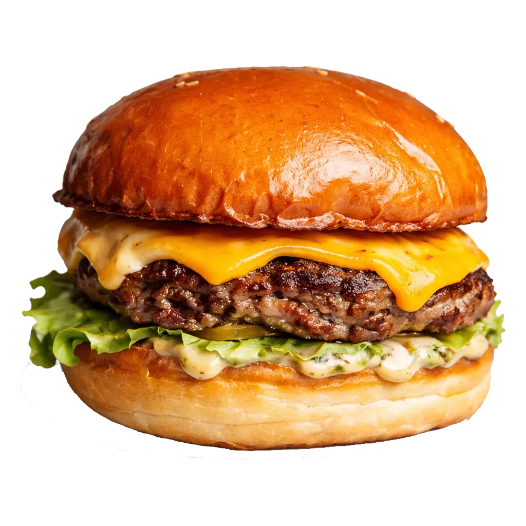 Cheeseburger online bestellen bei Spree Pizza in Grünau – Burger mit Rindfleisch und Cheddar