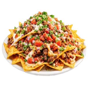 Beef Nachos online bestellen bei Spree Pizza in Grünau – Tortilla-Chips mit Hackfleisch & Käse