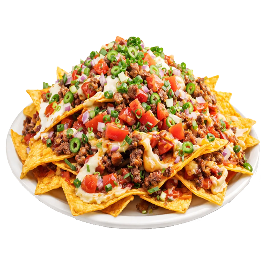 Beef Nachos online bestellen bei Spree Pizza in Grünau – Tortilla-Chips mit Hackfleisch & Käse