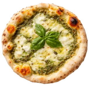 Pesto Pizza online bestellen bei Spree Pizza in Grünau – Pizza mit Pesto, Rucola und Parmesan