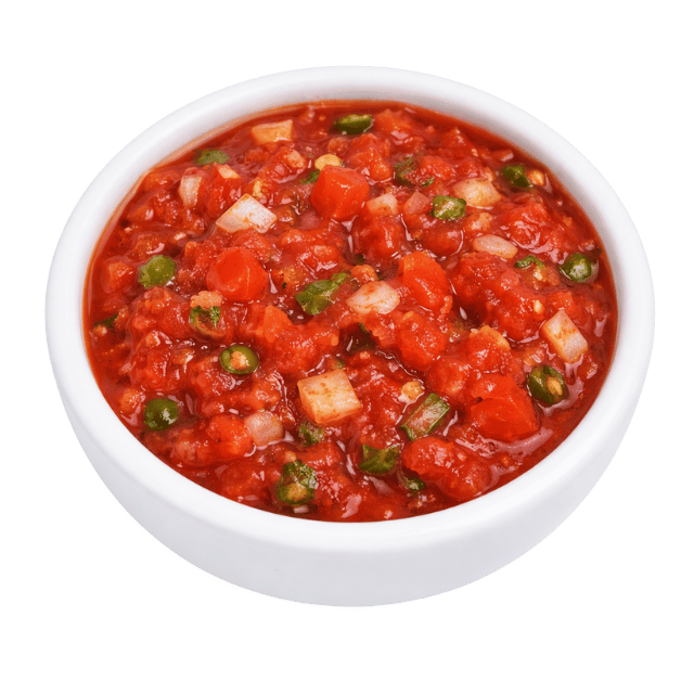 Salsa online bestellen bei Spree Pizza in Grünau – frische Tomaten-Salsa